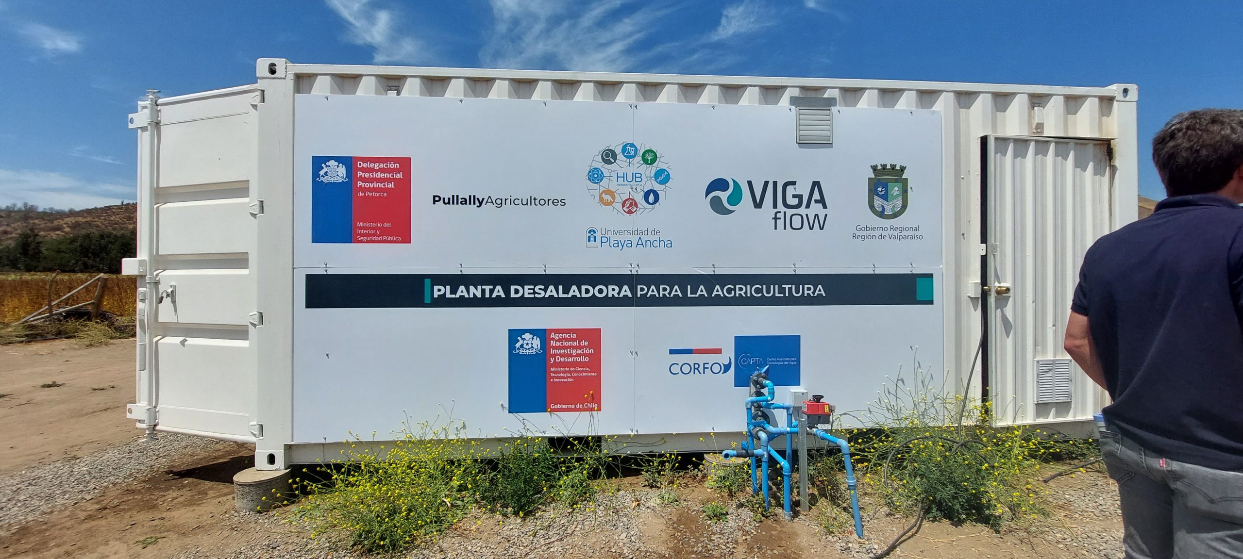 Investigadores chilenos desarrollan la primera “desaladora modular” para recuperar cultivos en la región de Valparaíso