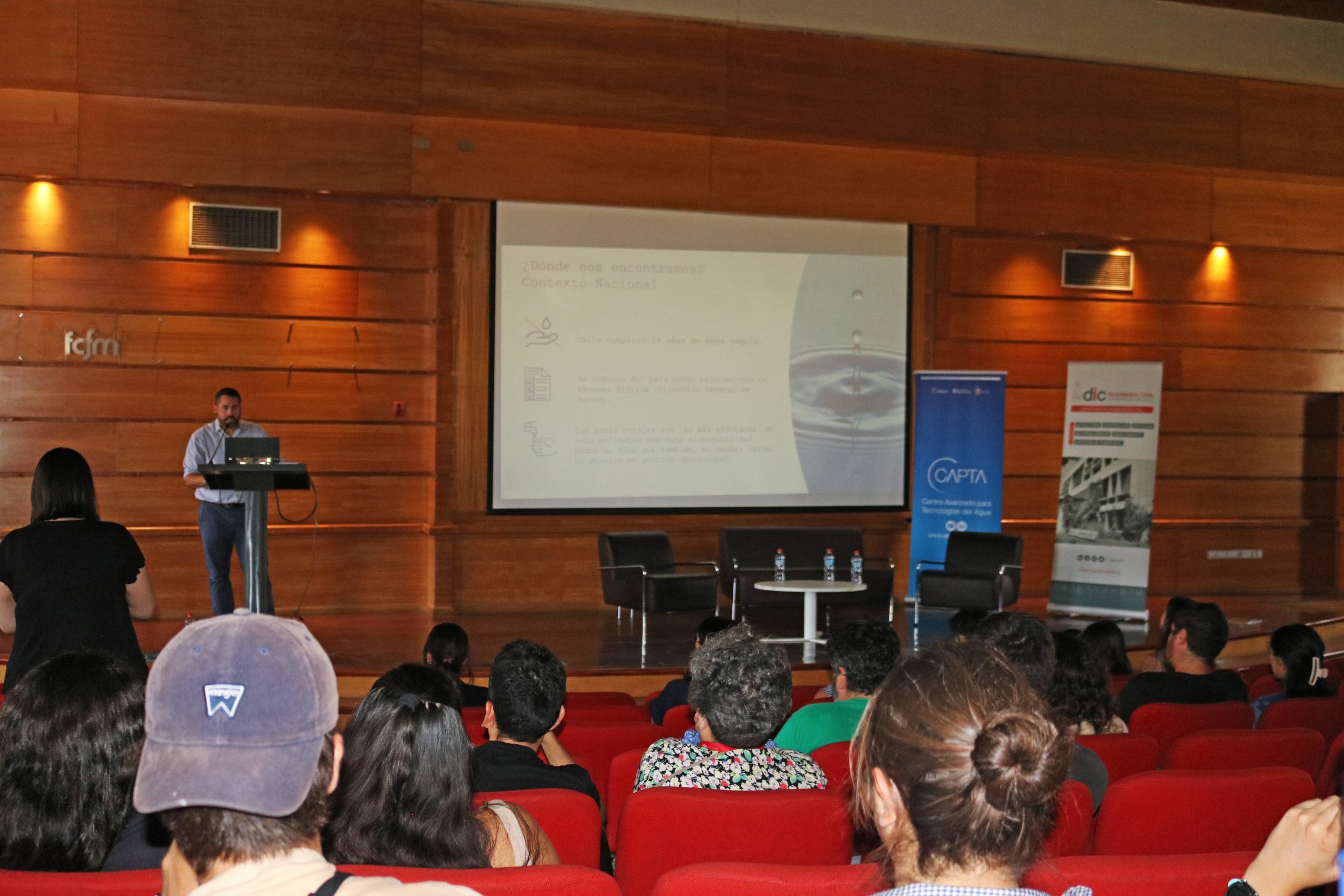 Centro CAPTA e Ingeniería Civil celebraron el Día Mundial del Agua con el Seminario “Agua para la Paz”